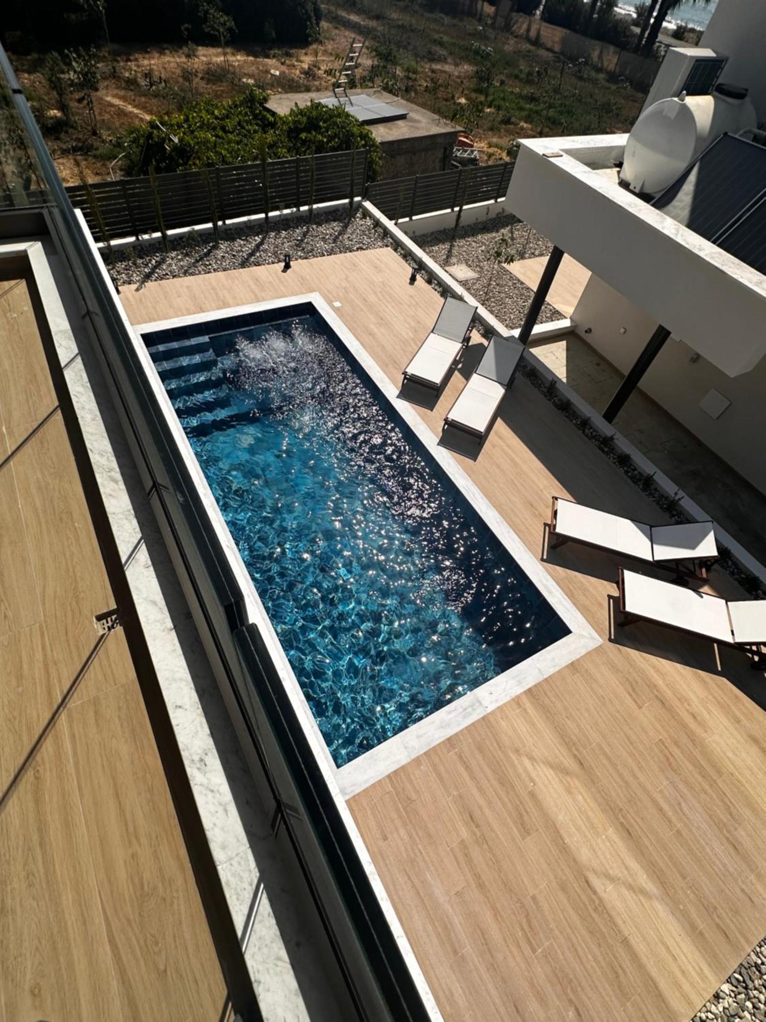 Santa Barbara Seafront Villas W Jacuzzi Pool Paphos Exterior foto